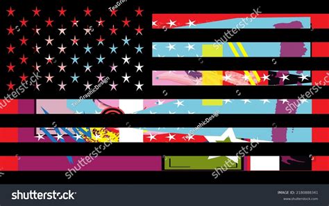 Flag of the United States of America Art Pop 的图像结果