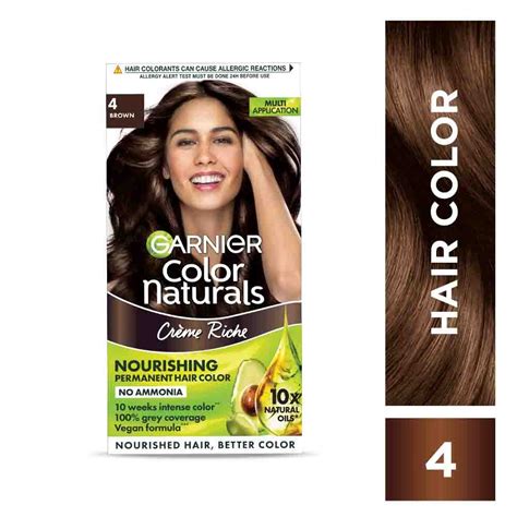 Buy Garnier Color Naturals Brown Hair Color Shade 4 | Garnier India