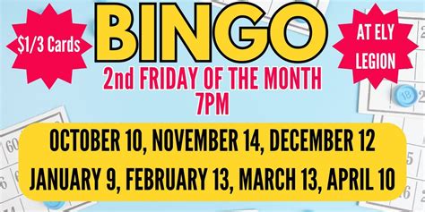 Bingo at the Ely Legio- Fundraiser for the Friends of the Ely Library ...