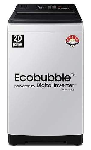 Samsung 7 kg, 5 star, Eco Bubble Technology with Super Speed, Soft ...