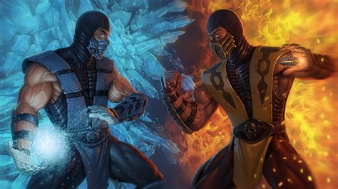 Sub Zero vs Scorpion | Behance
