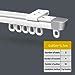 ZAVASIKA Ceiling Curtain Track (32.8in-60in) measurement-free curtain ...