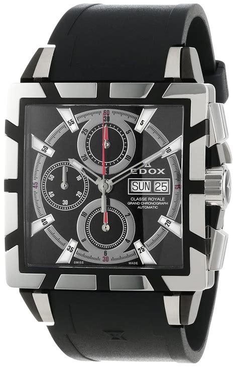 Edox Men's 01105 357N NIN Automatic Chronograph Classe Royale Watch ...