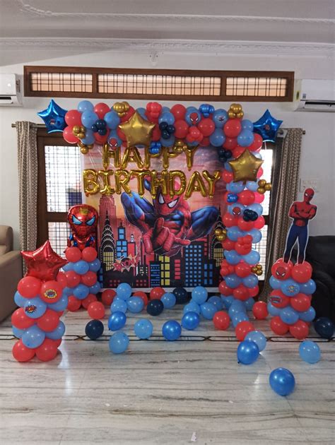 Book Marvellous Marvel Spiderman Theme Decoration in Bangalore