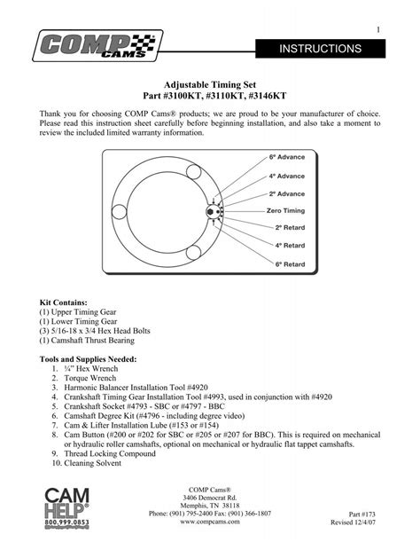 Comp Cam Selection Guide at Mary Eklund blog
