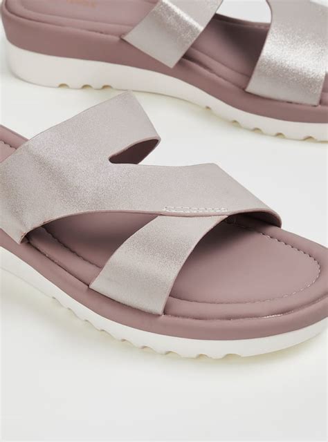 Buy Women Metallic Finish Flatforms Online at just Rs. 899.0 ...