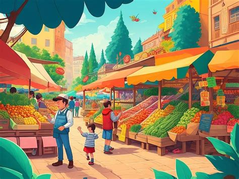 Go to the Market Cartoon 的图像结果