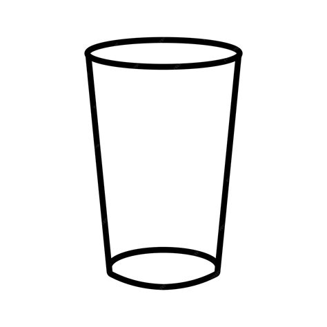 Drinking Glass Outline