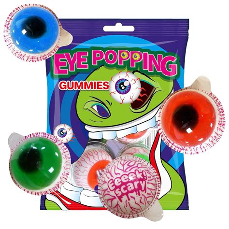 Fusion Select Eye Popping Gummies - Sweet Eyeball Candy for Halloween ...