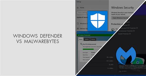 Image result for Malwarebytes vs Windows Defender