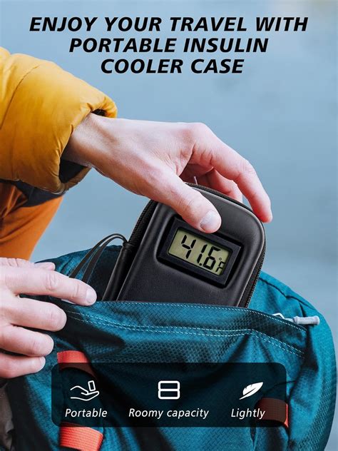 Insulin Cooler Travel Case with Temperature Display – KNXIRSA