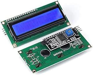 16x2 LCD Display with Pre-Soldered I2C Module | Plug-and-Play for UNO ...