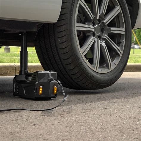 Hyperion Lift-Assist™ 12V Portable Hydraulic Floor Jack with Tire Inflator