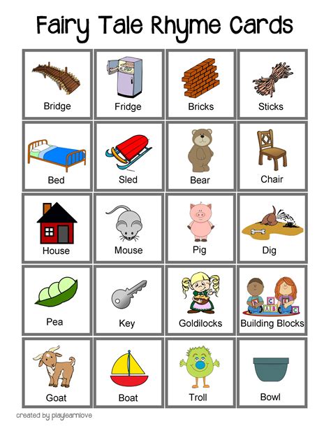 Free Nursery Rhyme Printables - Printable Word Searches