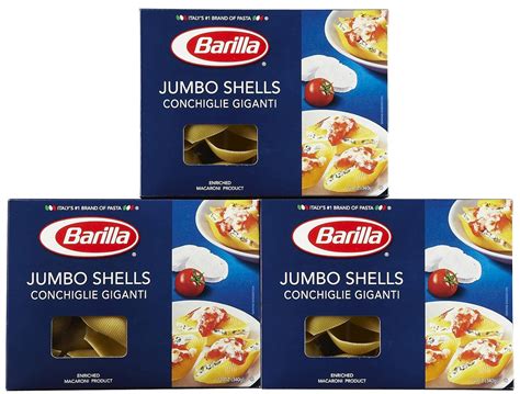 Buy Barilla Jumbo Shells, 12 oz, 3 pk Online India | Ubuy