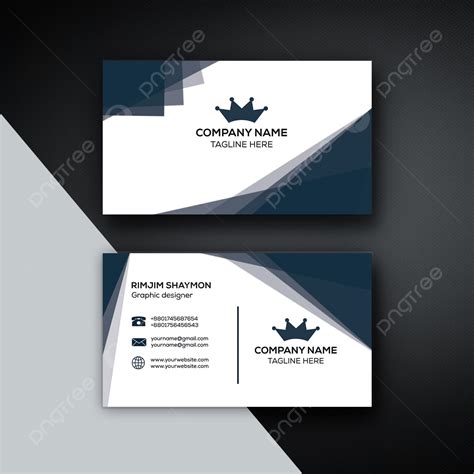 White Business Card Design 的图像结果