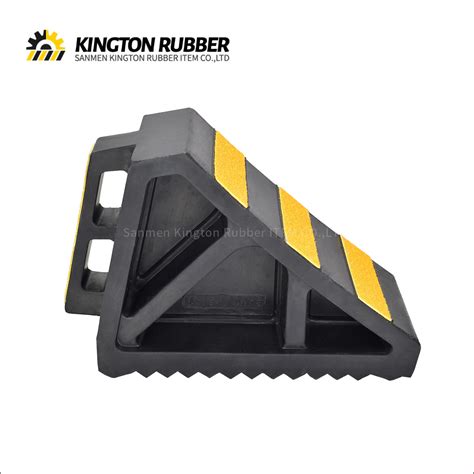 New Style Safety Product Rubber Wheel Chock Stopper Truck Stopper Block ...