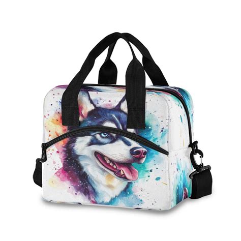 Lunch Bag Portable Crossbody Meal Bag Cooler Bag Insulated Lunch Bag ...