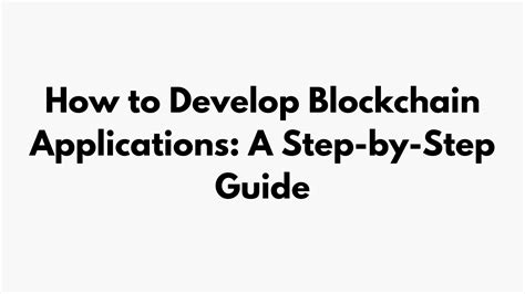 Building Blockchain Applications 的图像结果