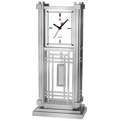 Buy Frank Lloyd Wright Dana House Mantel Clock by Bulova Online at Low ...