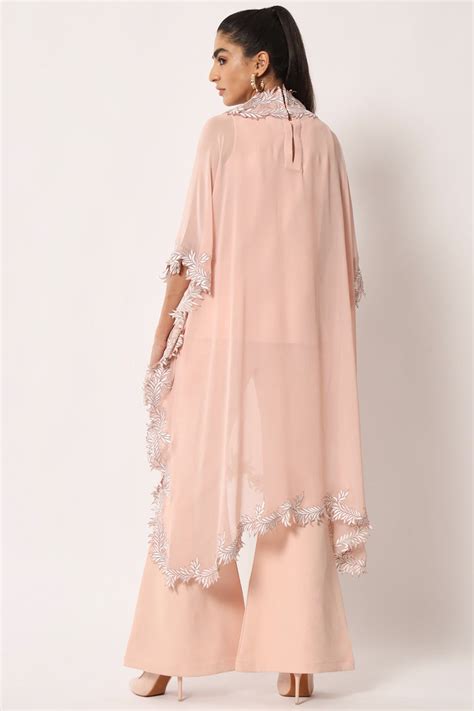 Lily Leather Patch Cape Set