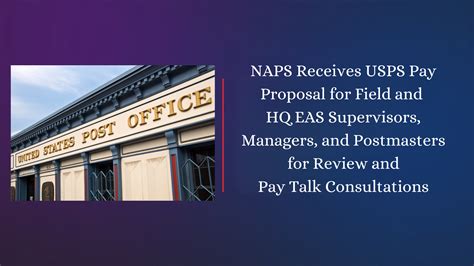 NAPS Receives USPS Pay Proposal for Field and HQ EAS Supervisors ...