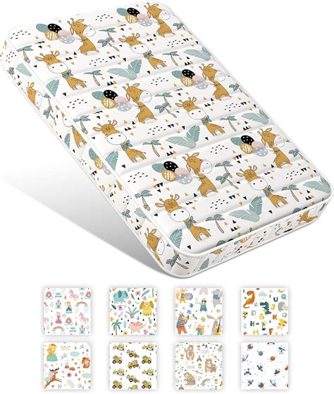 Moonlight Family Noiseless Pack n Play Mattress, 38”x26” Premium Foam ...