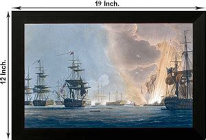 Pintura sailor boats designer painting with wooden frame # Wall Art ...