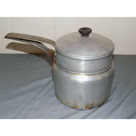 Vintage Buckeye Aluminum Double Boiler Cookware Pot - Etsy Australia