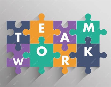 Puzzle Teamwork Vector 的图像结果