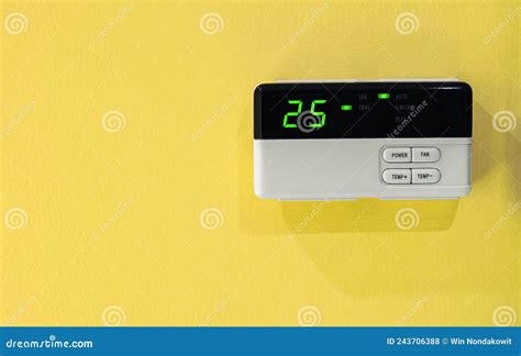 25 Celsius of Room Temperature Stock Photo - Image of relax, remote ...