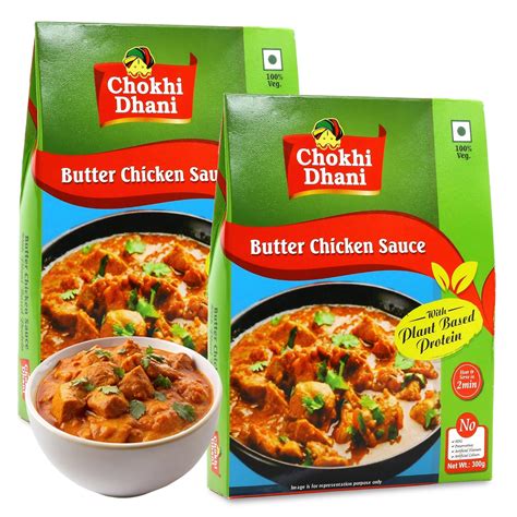 Chokhi Dhani Butter Chicken Curry with Plant-Based Protein | Ready-to ...