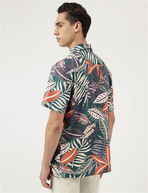 Buy Pure Viscose Tropical Cuban Collar Shirt at Marks & Spencer