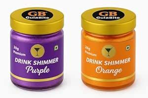 GulaBite Drink Shimmer Powder | Edible Glitter for Drinks & Cocktails ...