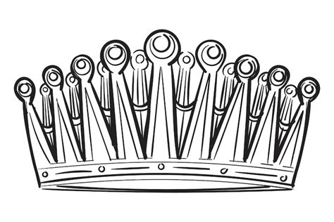 Tiara sketch coloring Images - Free Download on Freepik