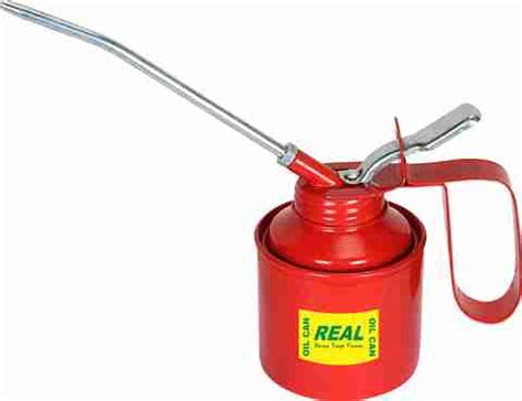 REALstf Oil Can (Wesco Type) with Rigid Spout 1/2 Pint Manual Pump ...