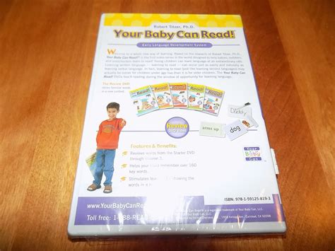 YOUR BABY CAN READ Review DVD Early Language Development System Reading ...