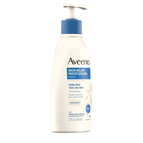 Buy Aveeno Skin Relief Moisturizing Lotion for Very Dry Skin with ...