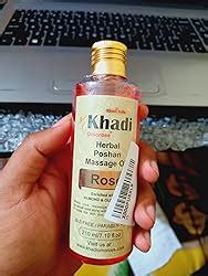 Buy Khadi Omorose Rose massage Oil (Enriched With Almond oil,Olive oil ...