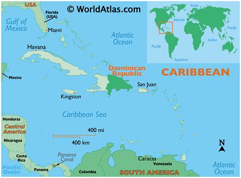 Dominican Republic Map / Geography of Dominican Republic / Map of ...