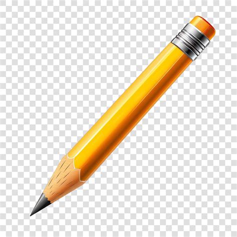 Pencil transparent background vector elementon transparent background ...