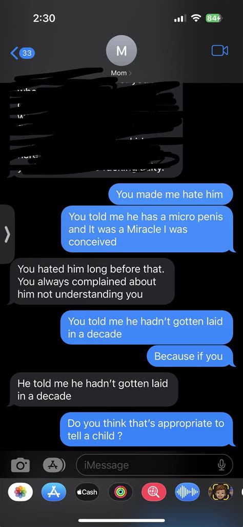 when your mom spends years turning you against your dad, but it’s not ...