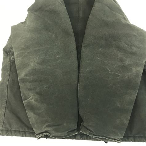 CARHARTT カーハート C28 90年代 裏 中綿 キルティング付き TRADITIONAL COAT 長袖 トラディショナルコート 襟 ...