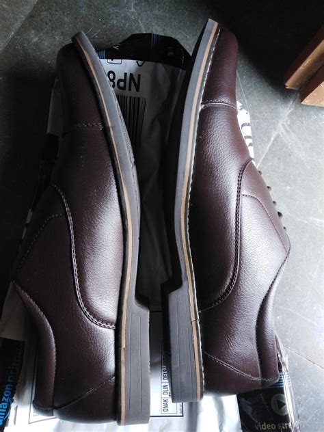 Buy Escaro TPR Sole Lace-up Formal Oxford Shoes for Men's - Tan - Size ...