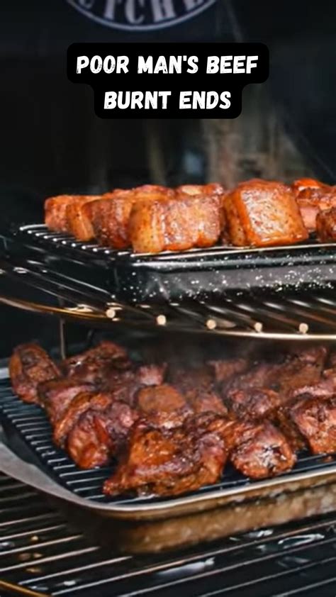 Poor Man's Beef Burnt Ends | Burnt ends, Pork belly burnt ends, Brisket ...