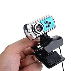 Webcam, 360 Degree Rotation Plug and Play High Sensitivity12 Megapixels ...