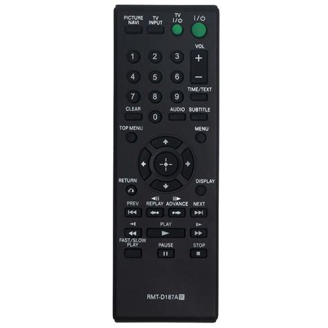 Buy RMT-D187A Replacement Remote Control fit for Sony DVD CD Player DVP ...