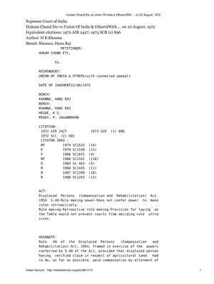 Paris convention - INCORPORATION OF PARIS CONVENTION 1967 IN INDIAN ...