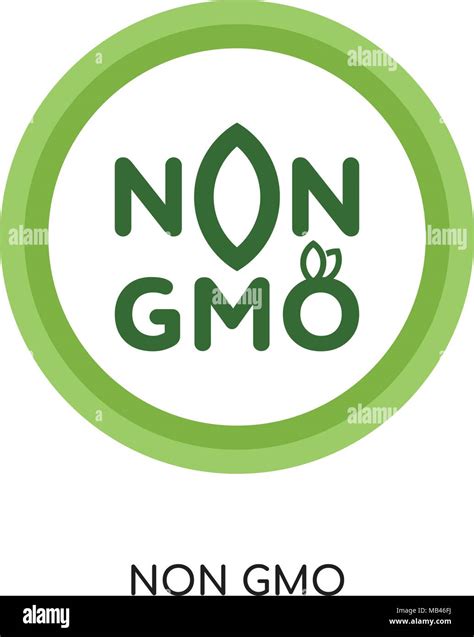 non gmo logo vector isolated on white background for your web, mobile ...