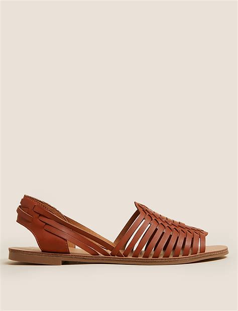 Buy Woven Flat Sandals at Marks & Spencer